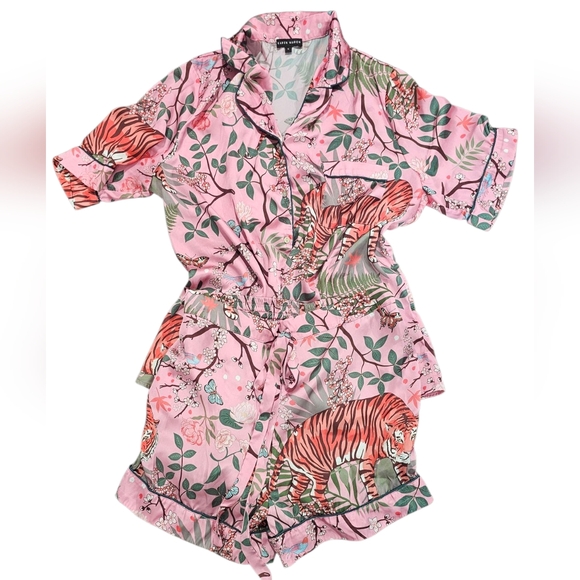 Karen Mabon Other - Karen Mabon Tiger Blossom Short Pajama Set
